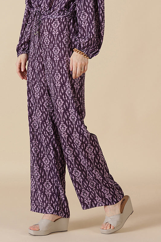 Gipsy Wine Georgette Co-Ord Pant
