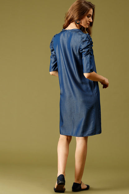Gipsy Navy Fashion Denim Dresses