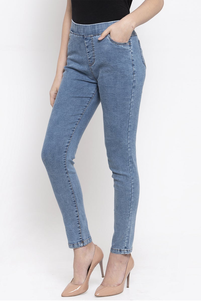 Gipsy Women Lt. Blue Jeggings