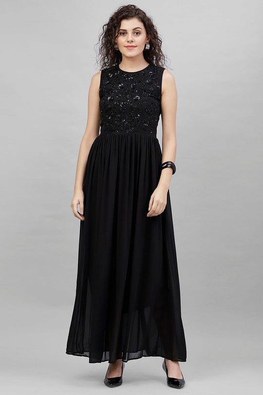 Gipsy Black Polyster Dress