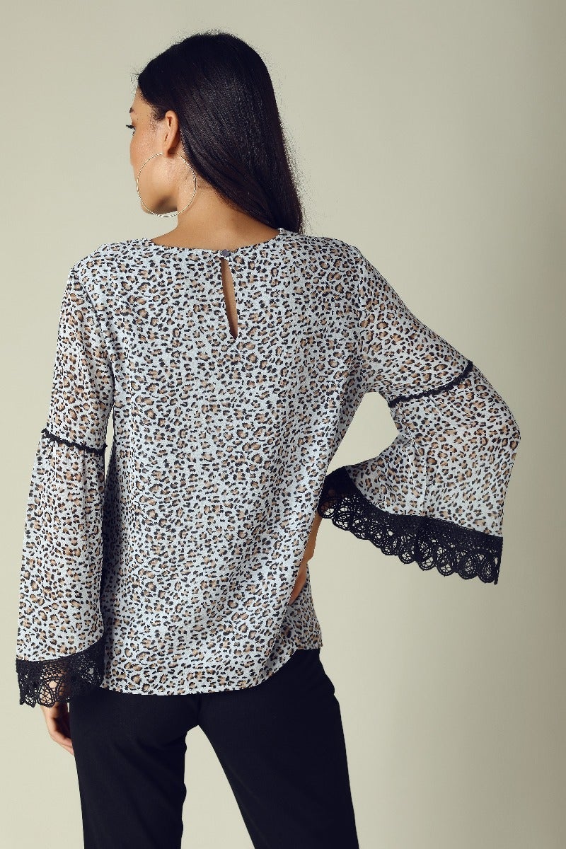 GIPSY Womens Round Neck Printed Tunic