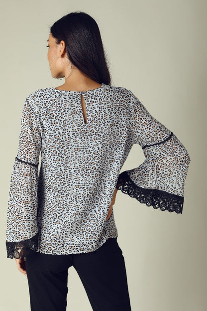GIPSY Womens Round Neck Printed Tunic