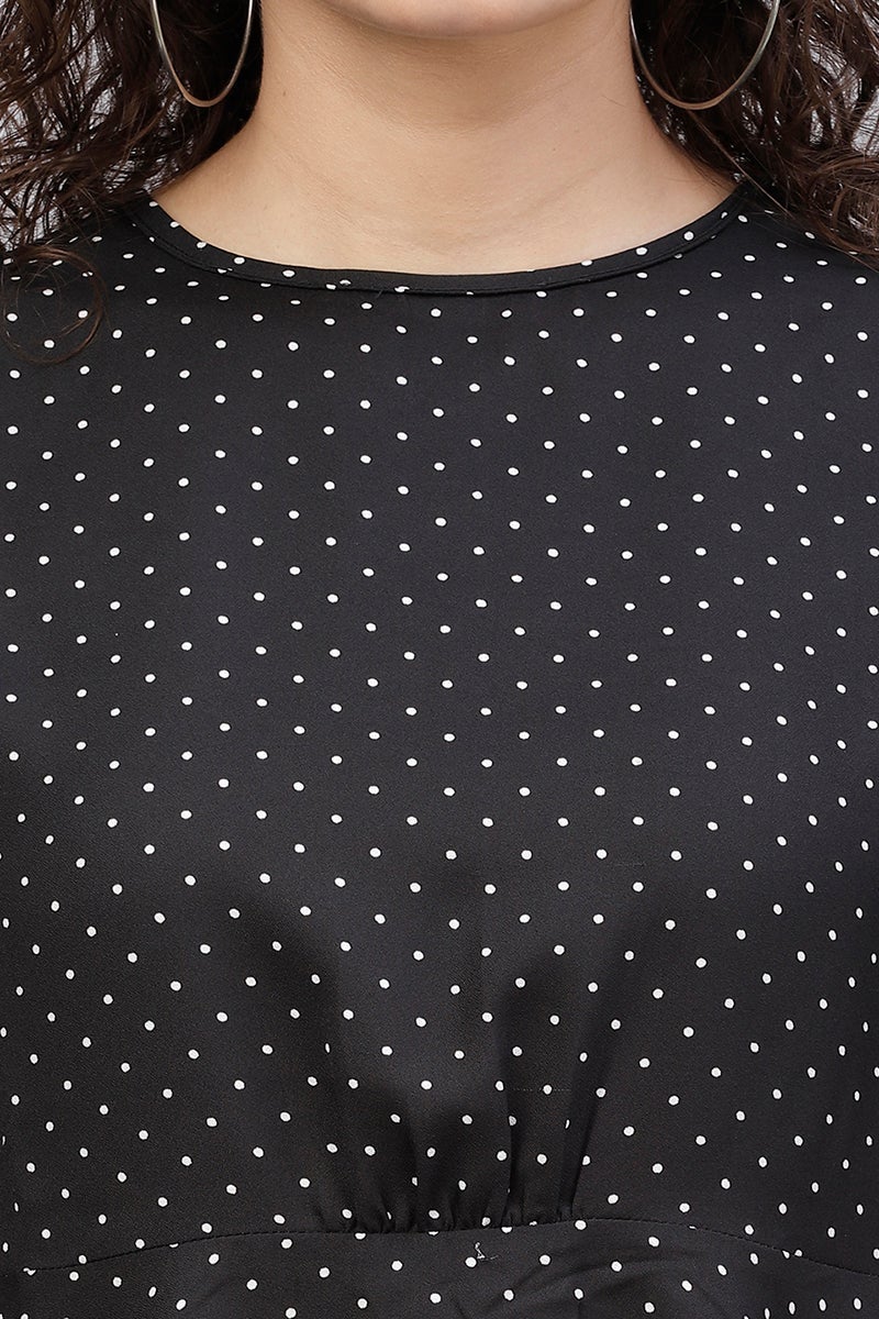 Gipsy Black Polyster Top