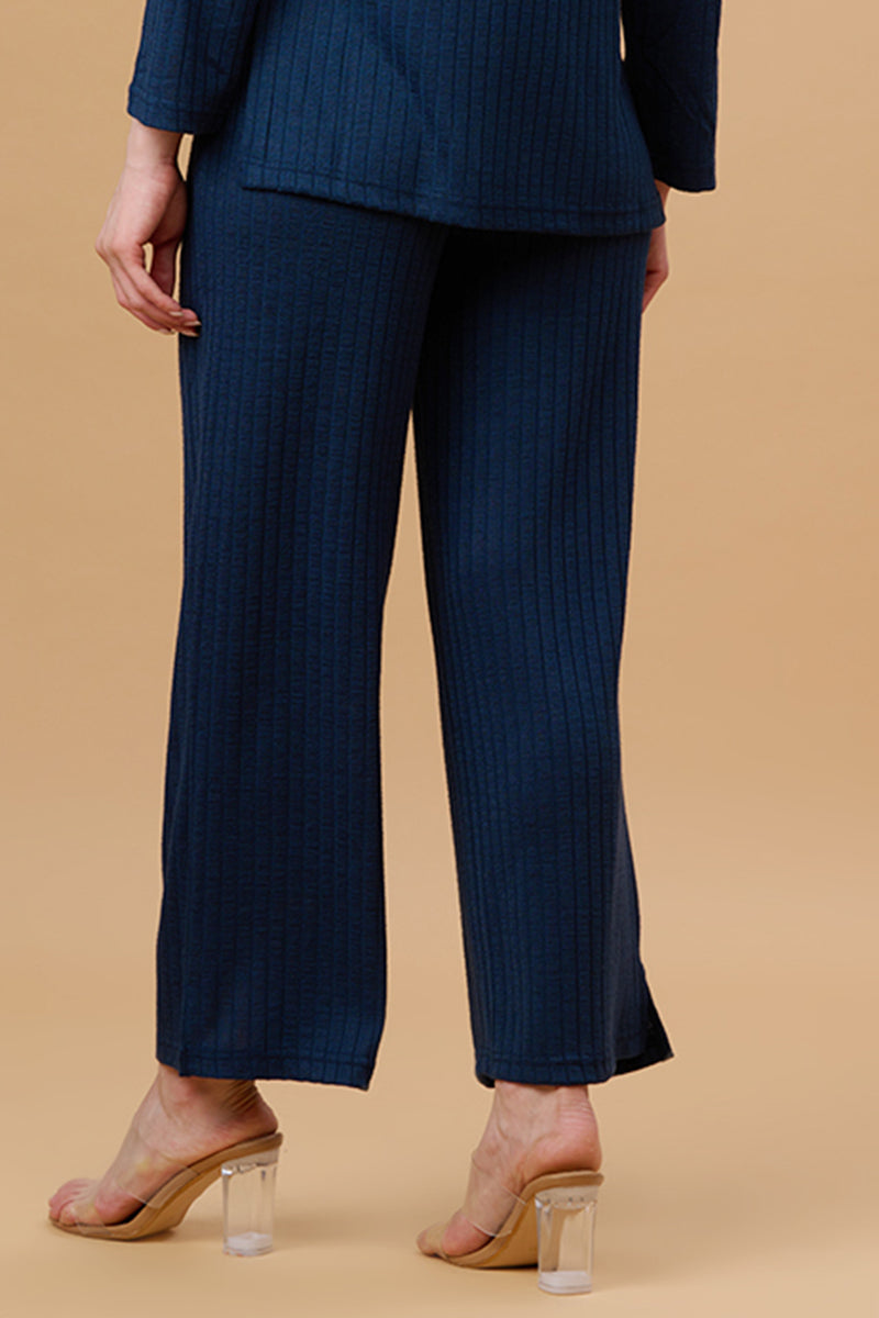 Gipsy Teal Poly Knit Co-Ord Pant