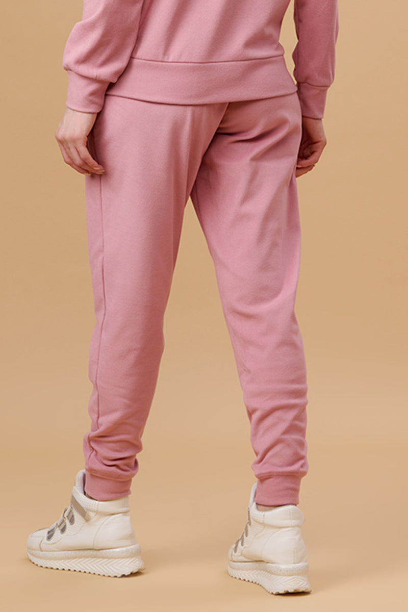 Gipsy Pink Poly Knit Co-Ord Pant