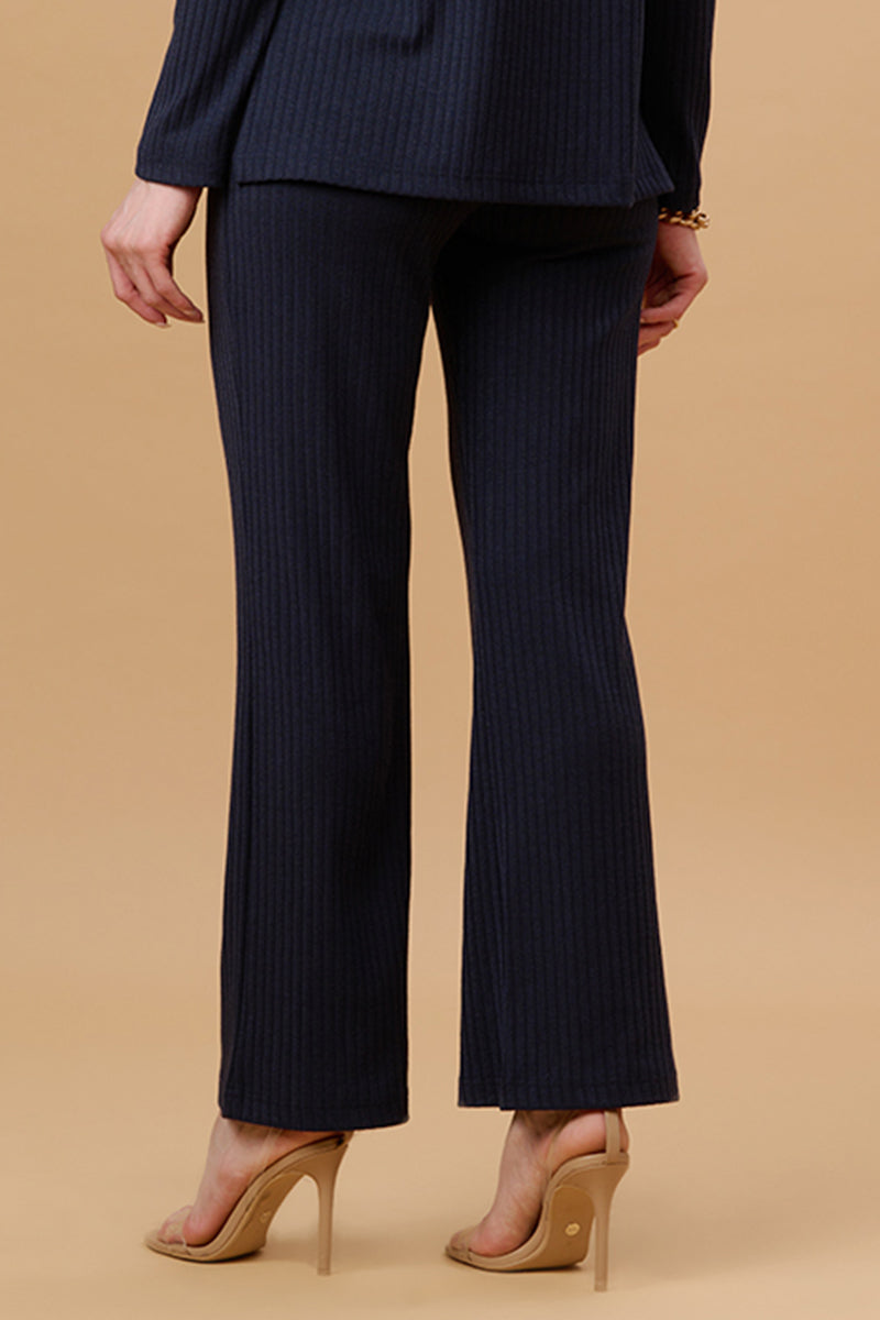 Gipsy Navy Poly Knit Co-Ord Pant
