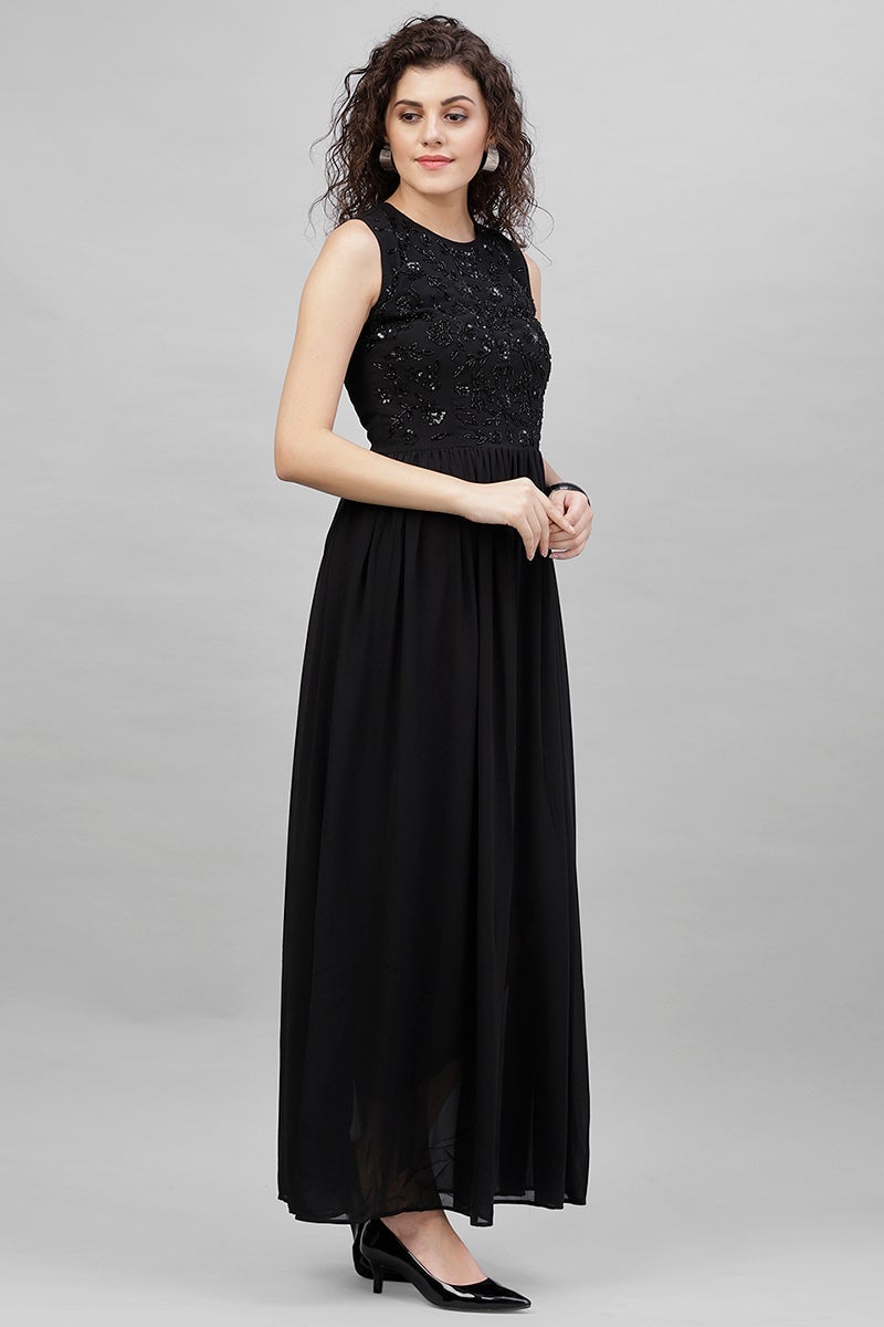 Gipsy Black Polyster Dress