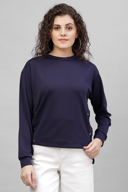 Gipsy Royal Blue Polyster Top