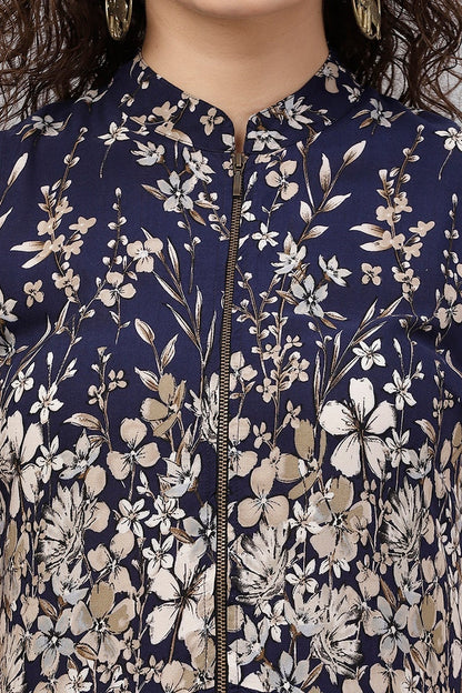 Gipsy Navy Polyster Dress