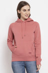 Gipsy Pink Sequinned Poly Cotton Sweatshirt