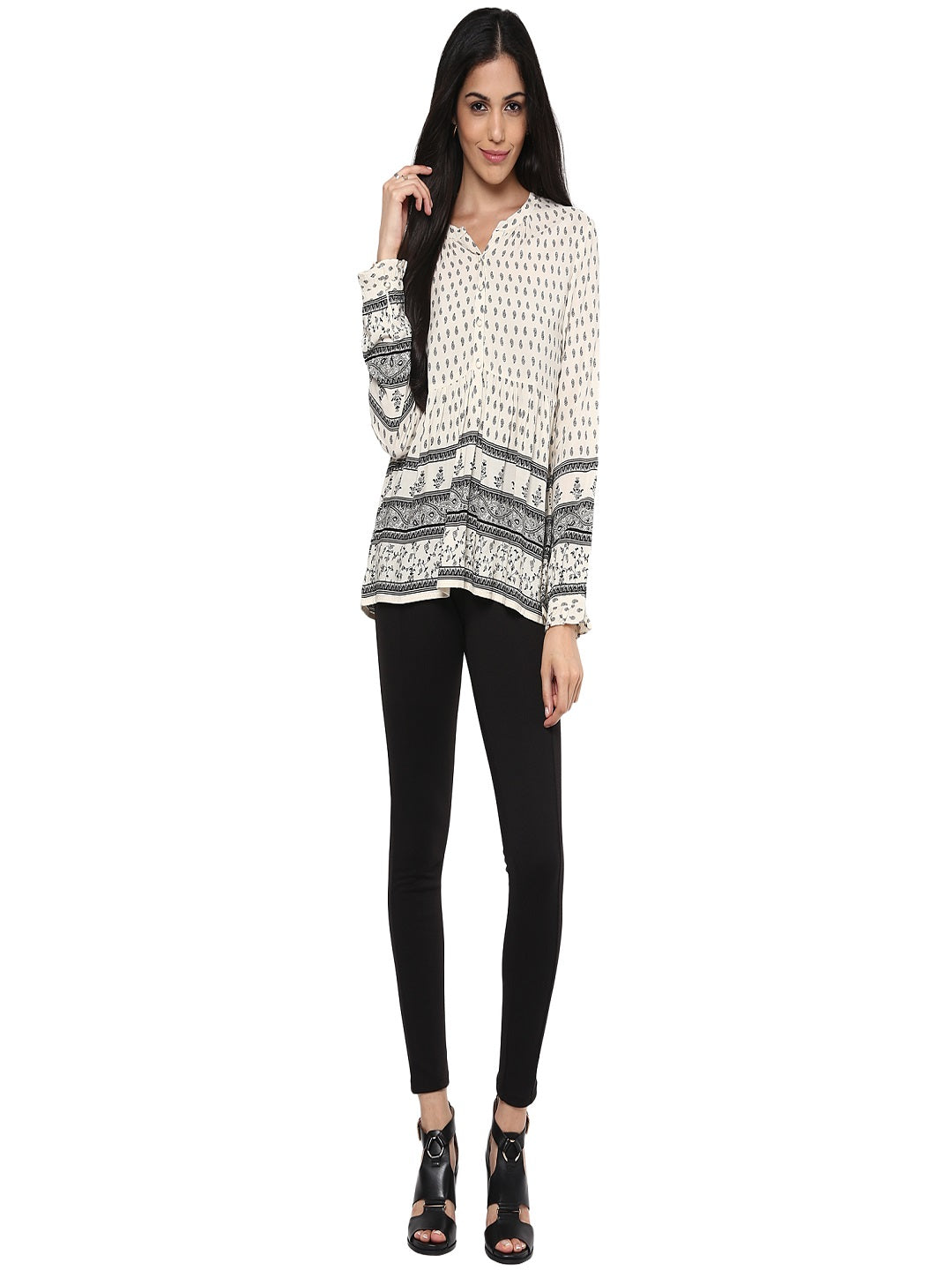 Gipsy Black Casual Rayon Jegging