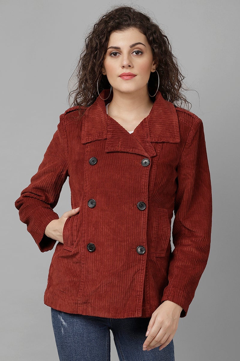 Gipsy Rust Polyester Jacket