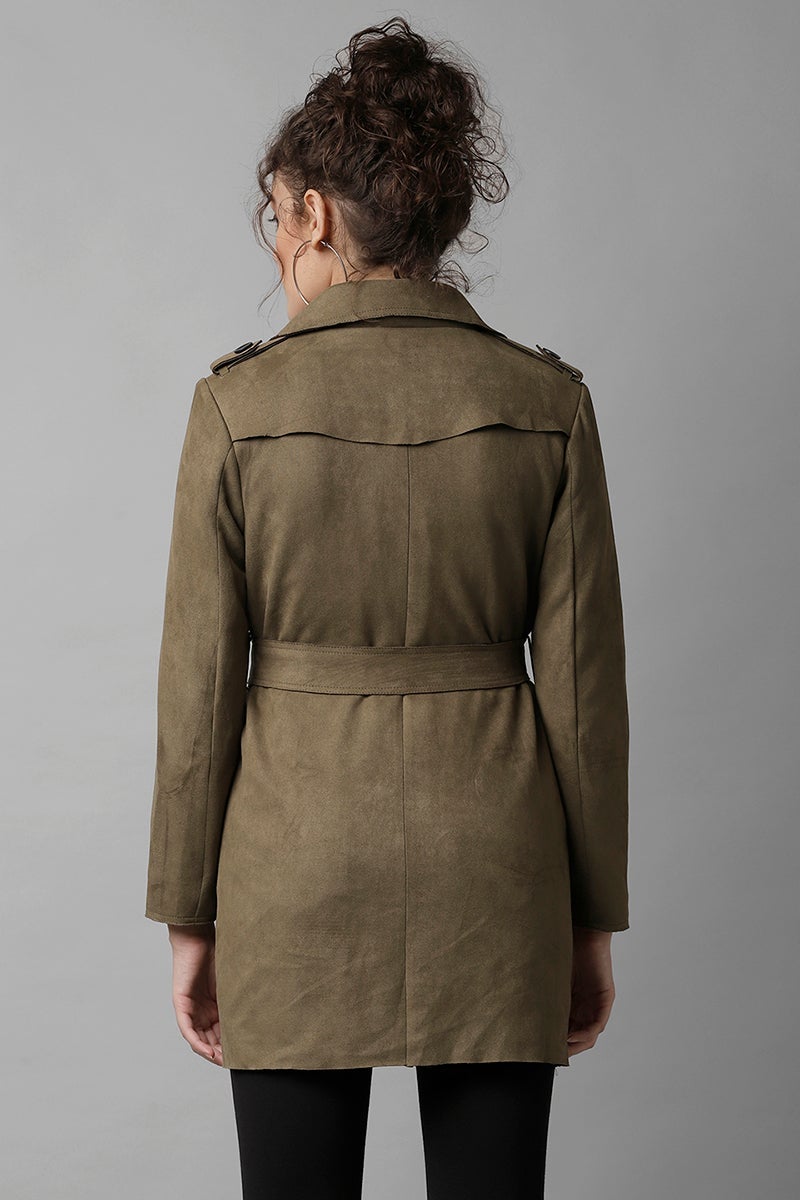 Gipsy Olive Polyester Jacket