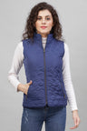 Gipsy Navy Blue Polyester Jacket