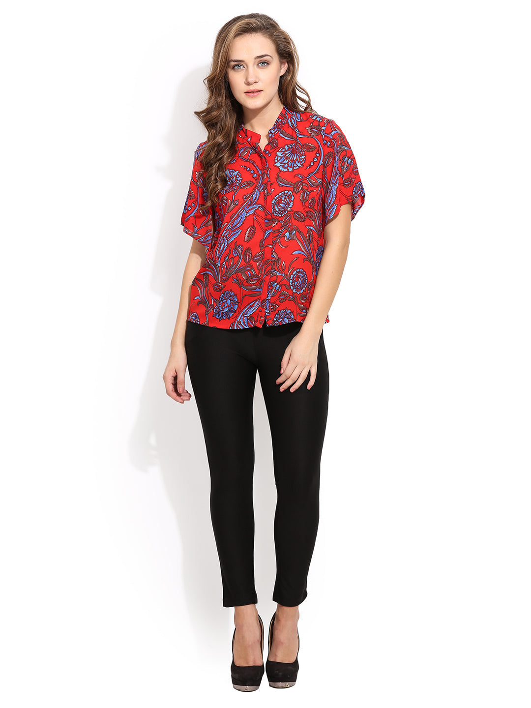 Gipsy Red Fashion Blouse