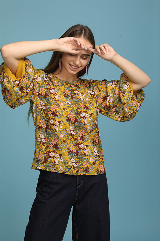 Gipsy Mustard Fashion Blouse