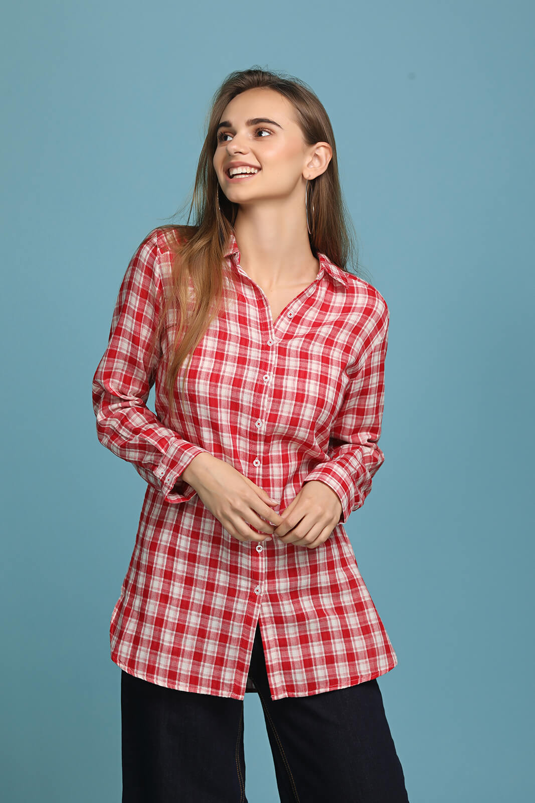 Gipsy Red Cotton Shirt
