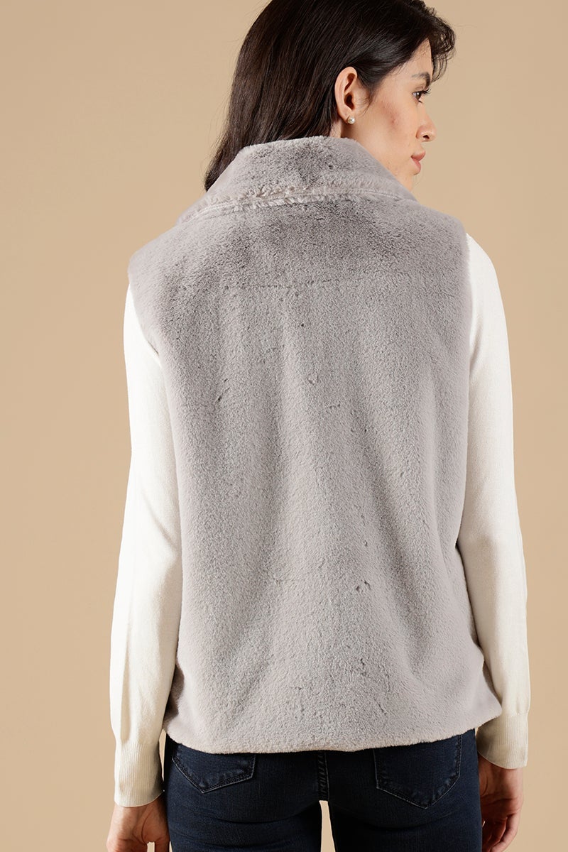 Grey Regular Fit Poleyster Jackets