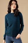 Navy Regular Fit Acrylic Sweaters