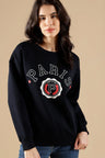 French Navy Regular Fit Cotton/Poly Sweat Shirt