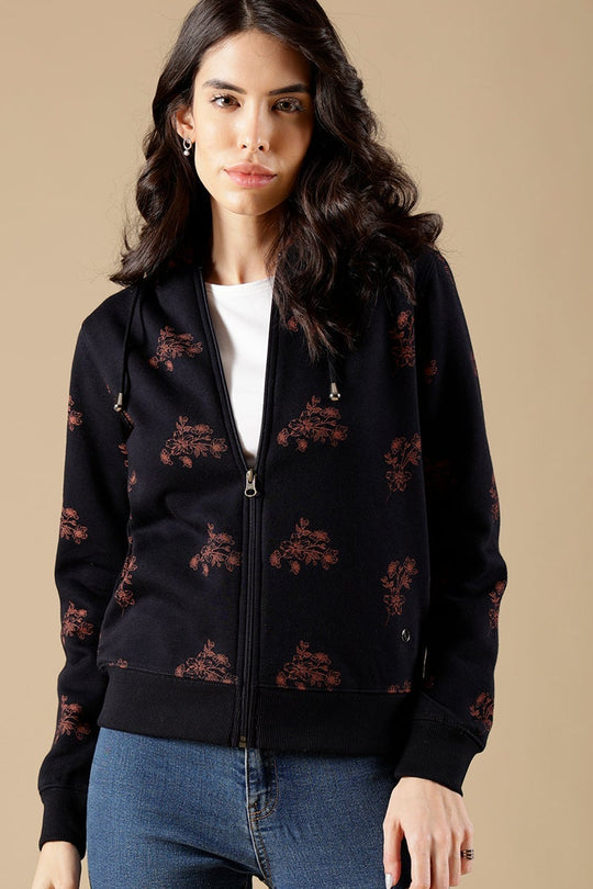 French Navy Regular Fit Cotton/Poly Sweat Shirt