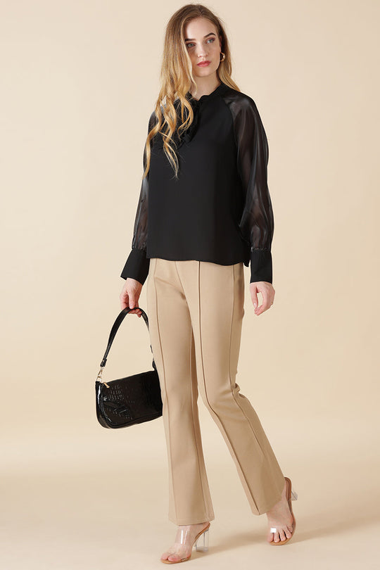 Gipsy Black Georgette Blouse