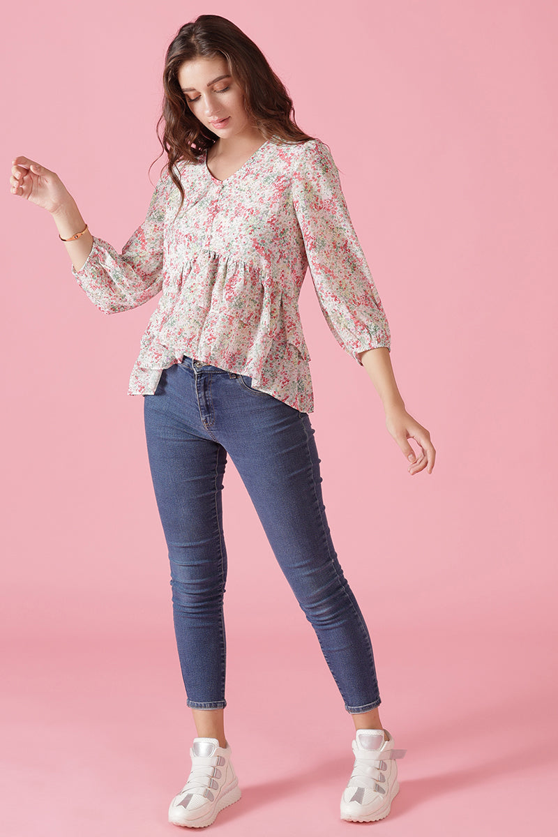 Gipsy Pink Georgette Blouse