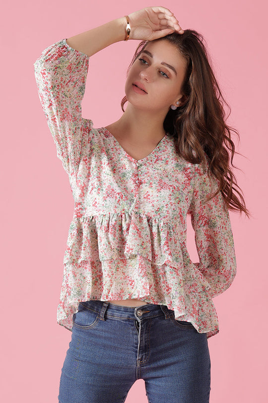 Gipsy Pink Georgette Blouse