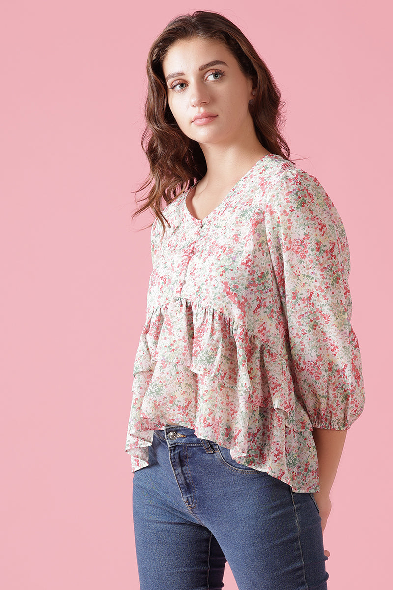 Gipsy Pink Georgette Blouse