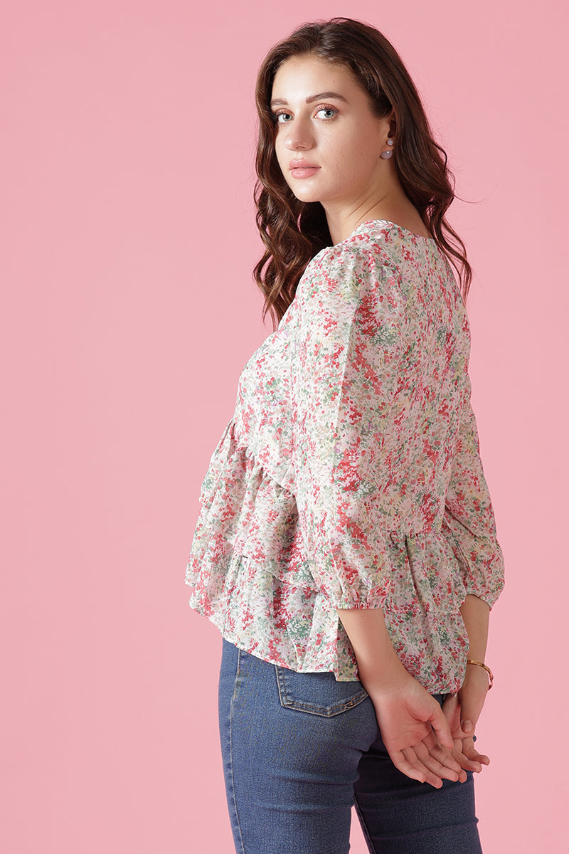 Gipsy Pink Georgette Blouse
