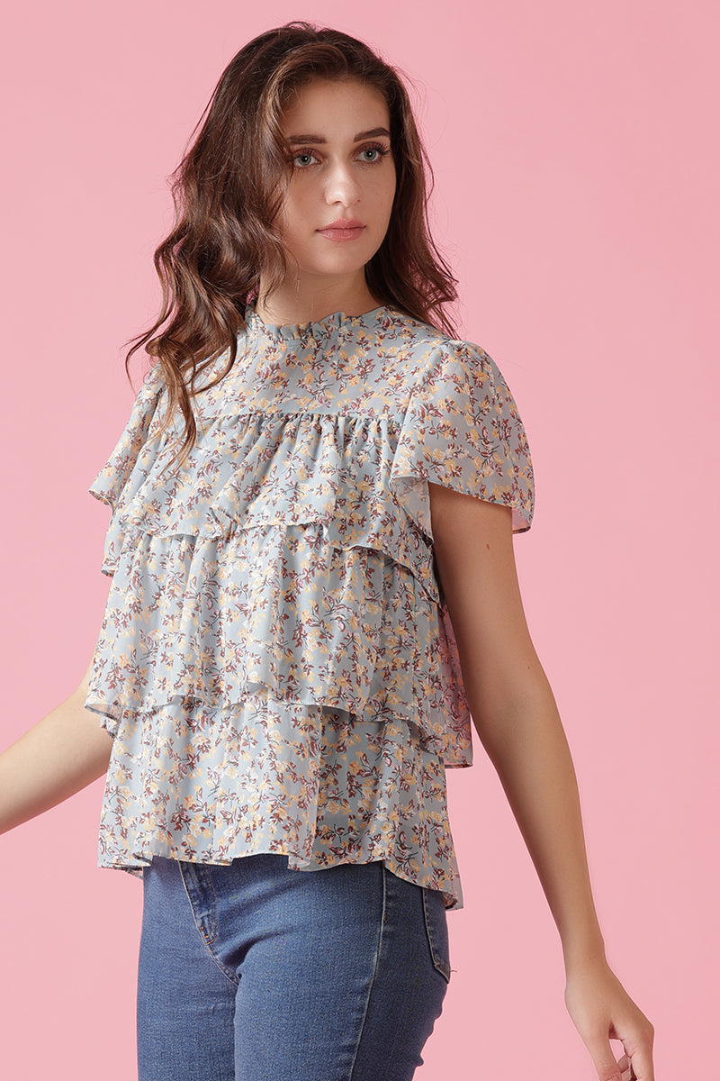 Gipsy Jade Green Georgette Blouse