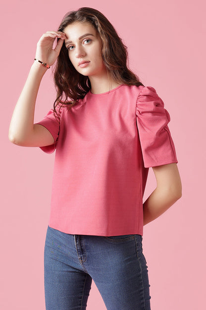 Gipsy Pink Knit Blouse