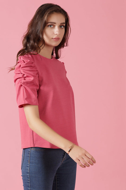 Gipsy Pink Knit Blouse