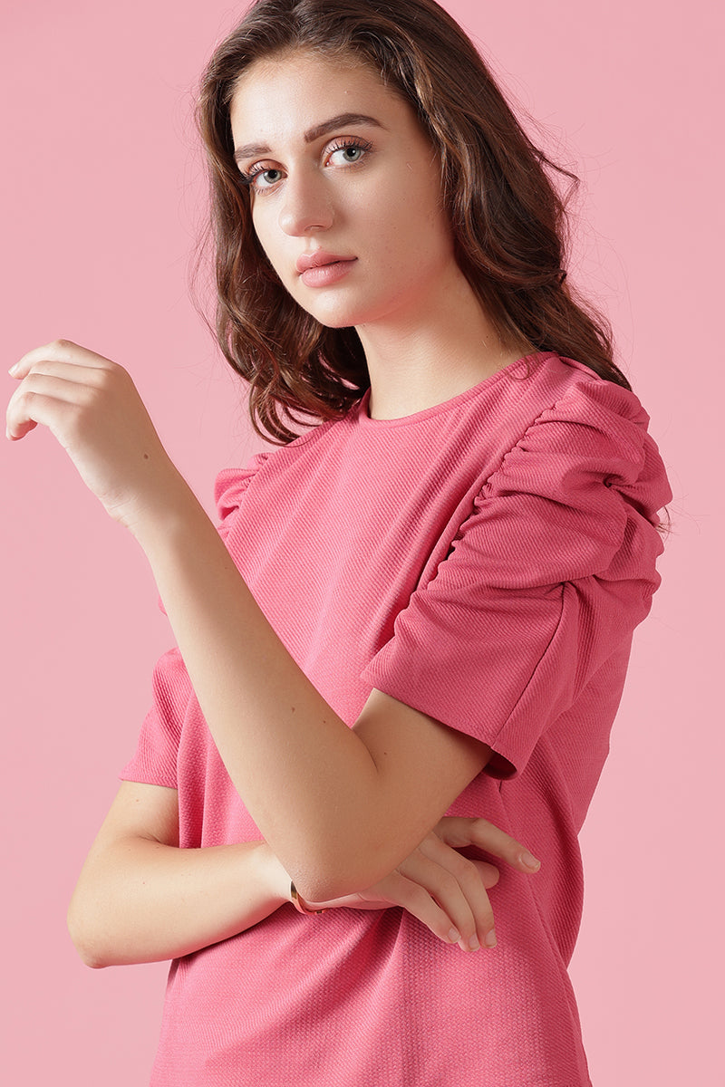 Gipsy Pink Knit Blouse