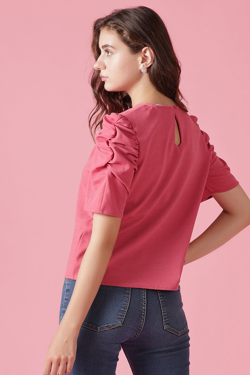Gipsy Pink Knit Blouse