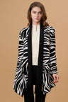 Gipsy Black & white print Acrylic Cape