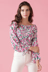 Gipsy White Georgette Crop