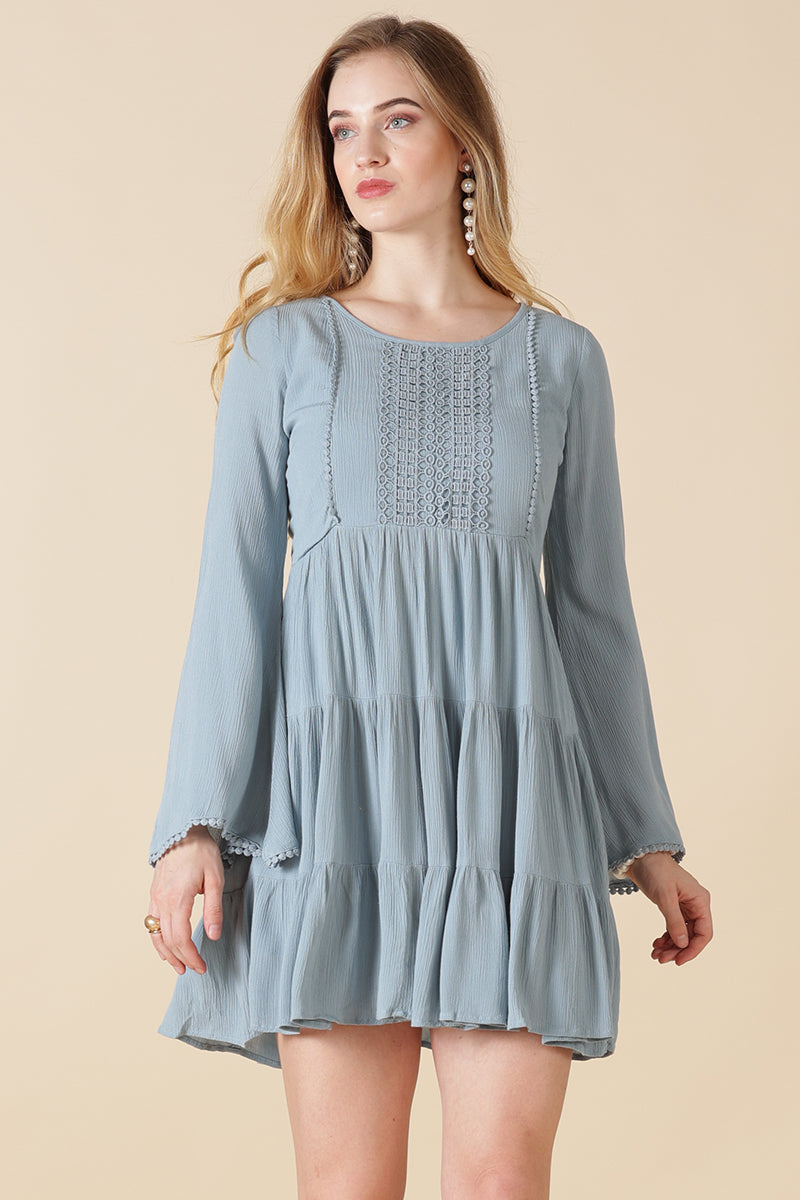 Gipsy Sage Poly Crepe Dress