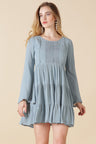 Gipsy Sage Poly Crepe Dress