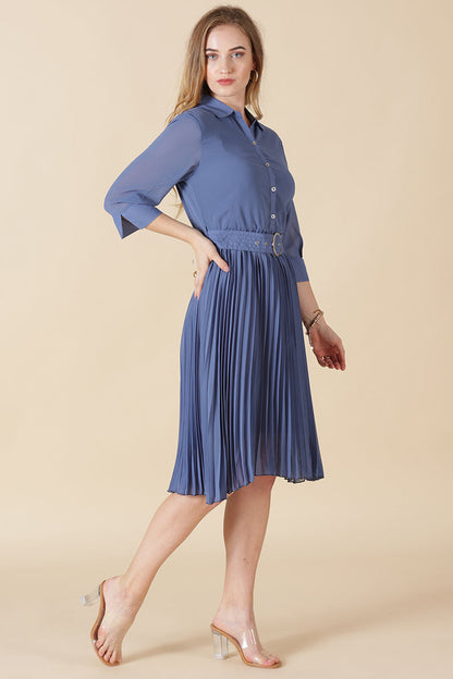 Gipsy Blue Georgette Dress