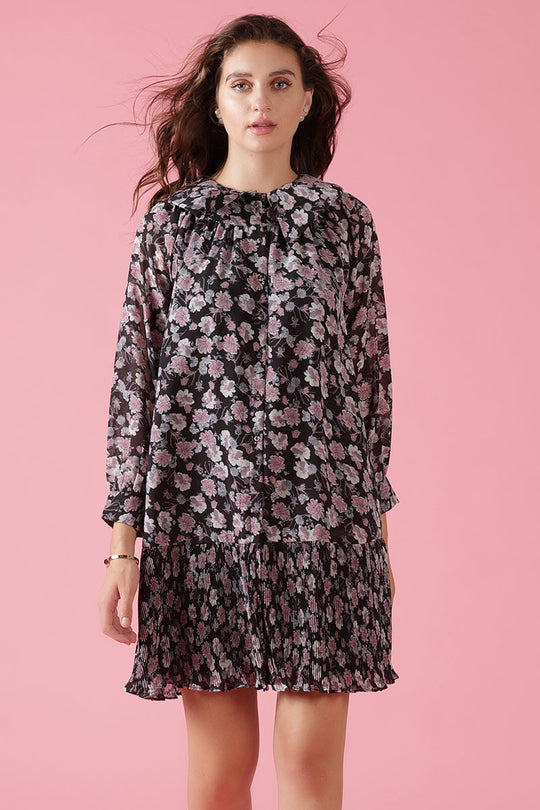 Gipsy Black Georgette Dress