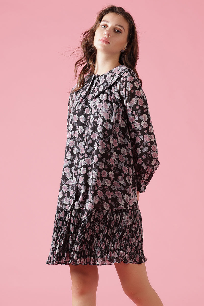 Gipsy Black Georgette Dress