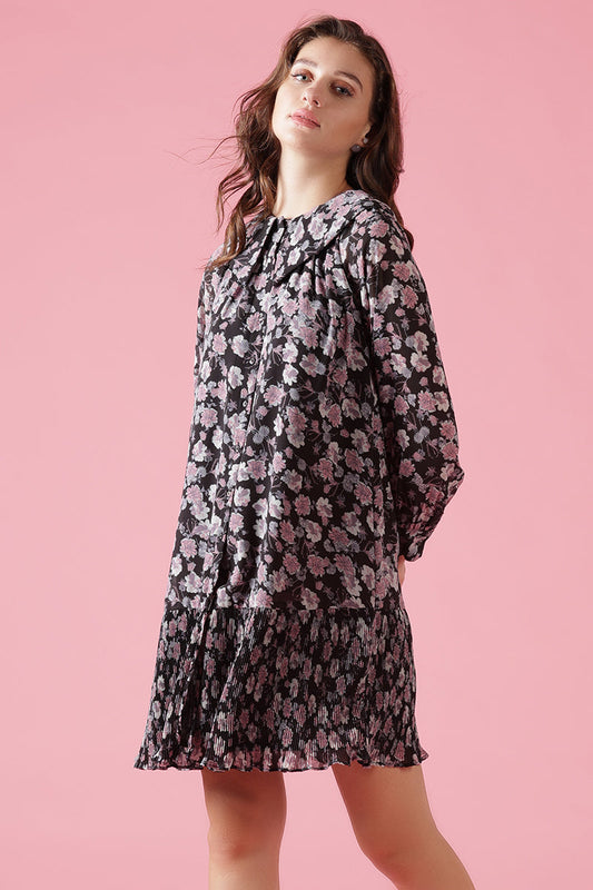 Gipsy Black Georgette Dress
