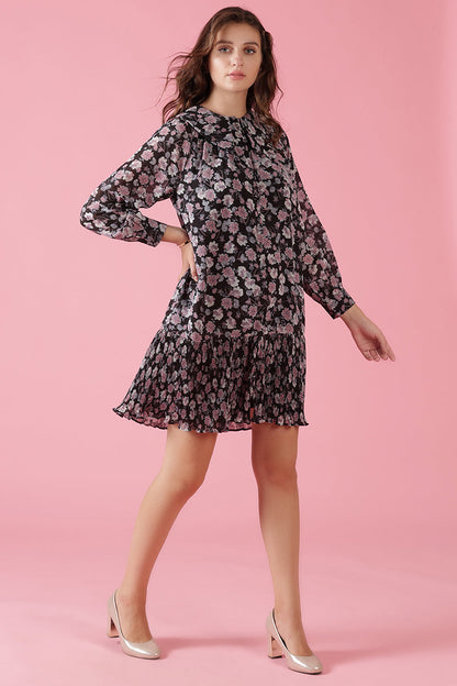 Gipsy Black Georgette Dress