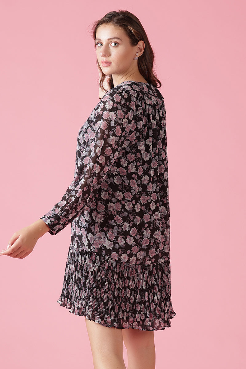 Gipsy Black Georgette Dress