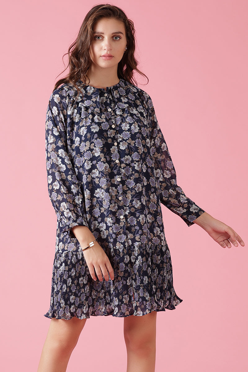 Gipsy Navy Georgette Dress