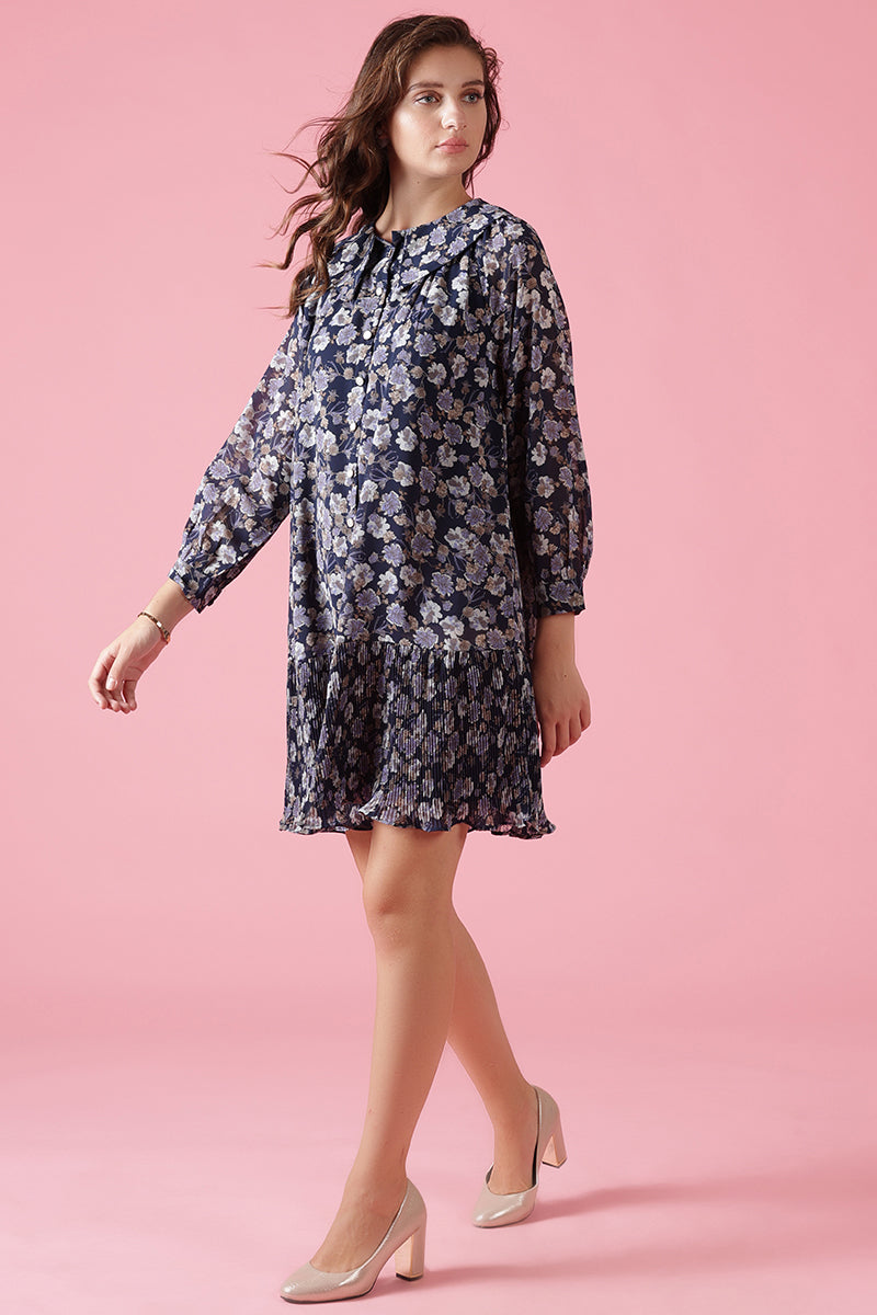 Gipsy Navy Georgette Dress