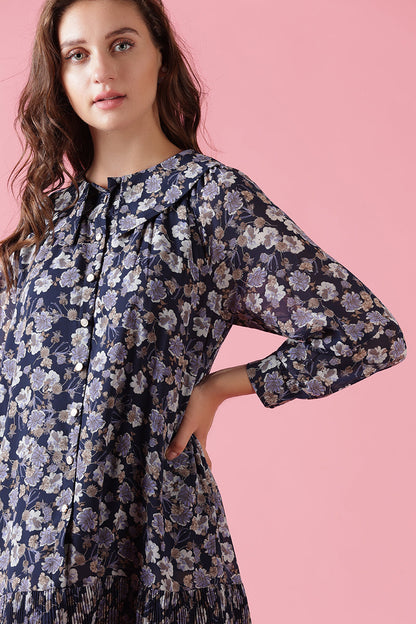 Gipsy Navy Georgette Dress