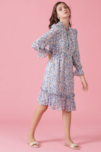 Gipsy Blue Georgette Dress