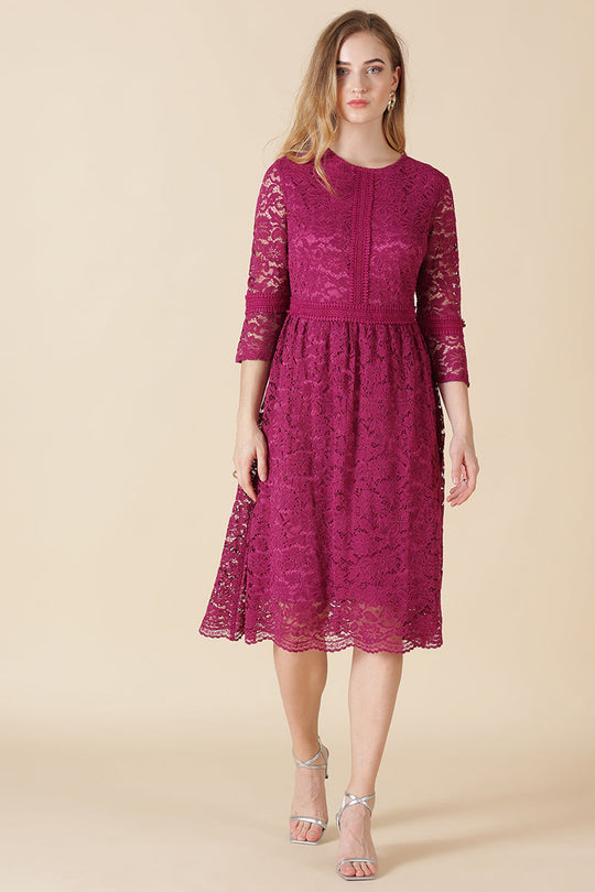 Gipsy Fuchsia polyester Dress